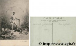 FRANC - MAÇONNERIE Allégorie sur carte postale photo, maçonnique ND