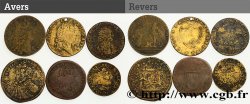 LOTES Lot de 6 jetons à identifier n.d.