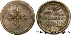 ITALIE - POIDS MONÉTAIRE Poids monétaire pour la pièce de quatre pistoles d’Italie n.d.