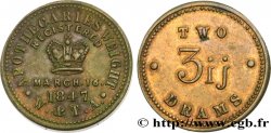 ENGLAND - COIN WEIGHT Poids d’apothicaire de deux drachmes 1847