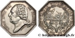 BANQUES - ÉTABLISSEMENTS DE CRÉDIT Jeton octogonal AR 35, Caisse hypothécaire 1820