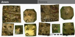 LOTS Lot de cinq poids monétaires en grains XF
