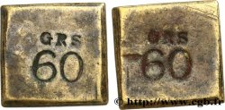 ANGLETERRE - POIDS MONÉTAIRE Poids d’apothicaire de 60 grains TTB