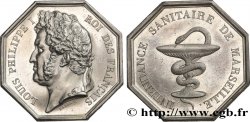 PROVENCE - JETONS ET MÉDAILLES DU XIXe S. Intendance sanitaire de Marseille n.d.