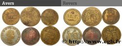 LOTES Lot de 6 jetons à identifier n.d.
