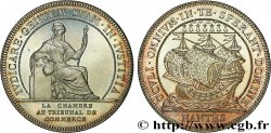 BRITTANY - MEDALS, TOKENS AND JETONS OF THE 19TH CENTURY Jeton de la Chambre de commerce de Nantes, poinçon corne n.d.