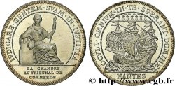 BRETAGNE - MÉDAILLES ET JETONS DU XIXe SIÈCLE Jeton de la Chambre de commerce de Nantes, poinçon n.d.