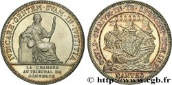 BRETAGNE - MÉDAILLES ET JETONS DU XIXe SIÈCLE Jeton de la Chambre de commerce de Nantes, poinçon n.d.