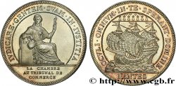 BRETAGNE - MÉDAILLES ET JETONS DU XIXe SIÈCLE Jeton de la Chambre de commerce de Nantes, poinçon n.d.