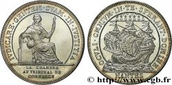 BRETAGNE - MÉDAILLES ET JETONS DU XIXe SIÈCLE Jeton de la Chambre de commerce de Nantes, poinçon n.d.