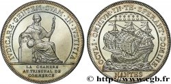 BRETAGNE - MÉDAILLES ET JETONS DU XIXe SIÈCLE Jeton de la Chambre de commerce de Nantes, poinçon SPL