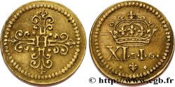 HENRI III Poids monétaire pour le franc de forme circulaire TTB