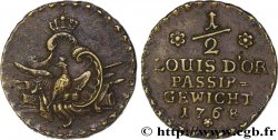 ALLEMAGNE - POIDS MONÉTAIRE Poids monétaire pour le demi-louis d’or 1768