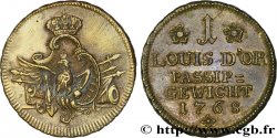 GERMANY - COIN WEIGHT Poids monétaire pour le louis d’or 1768