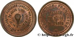 COMMUNE (LA) TROISIÈME RÉPUBLIQUE Module de 10 centimes, ballon Le Jules Favre n.d.