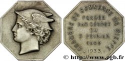 NORMANDIE - JETONS DU XIXe SIÈCLE Chambre de commerce et d industrie de Dieppe 1933