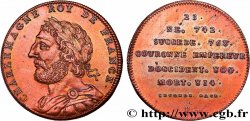 SÉRIE MÉTALLIQUE DES ROIS DE FRANCE Règne de CHARLEMAGNE - 23 - frappe d’origine légère n.d.
