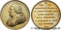 METALLIC SERIES OF THE KINGS OF FRANCE  69 - Règne de Louis XVIII - 69 1815