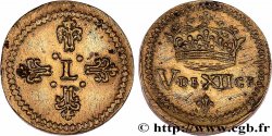 LOUIS XIII Poids monétaire pour le demi-franc de forme circulaire n.d.