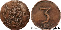 FLANDRE FRANÇAISE Paroisse de Saint Etienne Lille - Méreau de 3 1637
