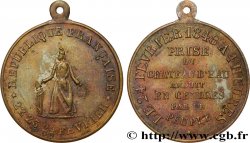 DEUXIÈME RÉPUBLIQUE Médaillette, Prise du Château d’eau 1848