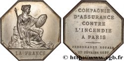 INSURANCES LA FRANCE - INCENDIE 1837