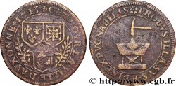 BOURGOGNE - VILLES ET NOBLESSE Jeton CU 26, ville d’Auxonne 1613