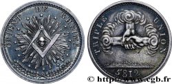 FRANC - MAÇONNERIE LOGE DE LA TRIPLE UNION DE REIMS 1812