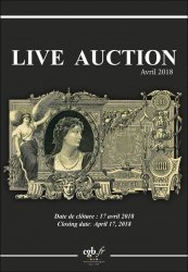 Live Auction Billets Avril 2018 CORNU Joël, DESSAL Jean-Marc, VANDERVINCK Claire