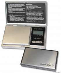 Balance électronique portable de couleur argent CGB