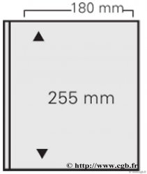 10 pages Louis Billets 1 poche (255 x 180 mm) LINDNER