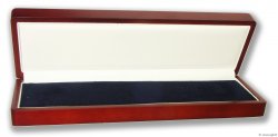 Écrin bois à mémoire de forme (pour monnaies diamètre max. 60 mm) SAFE