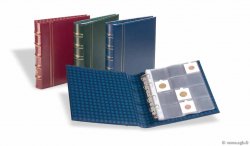 Classeur OPTIMA pour étuis avec 10 pages (pour 120 étuis cartonnés) - bleu LEUCHTTURM