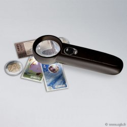 Loupe grossissement x 6 avec LED LEUCHTTURM
