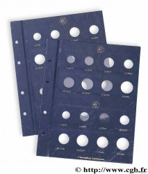 2 pages VISTA-EURO (1 Cent à 2 Euro) LEUCHTTURM