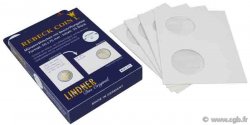 25 étuis REBECK autocollants avec un Extra - 32,5 mm REBECK COIN L