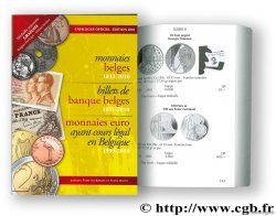 Catalogue officiel Monnaies Belges, Billets Belges - 2010