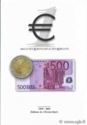 EURO 1, (couverture France) les monnaies et billets en Euro, 1999 à 2003 DEROCHE Jean-Claude, PRIEUR Michel