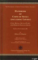 The Handbook of Greek Coinage Series, Volume 2 - Handbook of Coins of Sicily (including Lipara), Civic, Royal, Siculo-Punic, and Romano-Sicilian Issues, Sixth to First Centuries BC