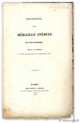 Description d une médailles de l ile de Scyros DU MERSAN M.