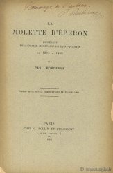 La molette d éperon, différent de l atelier monétaire de Saint-Quentin de 1384 à 1465 BORDEAUX P.