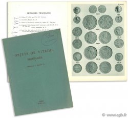 Objets de vitrine, monnaies appartenant à Monsieur X... PAGE A.
