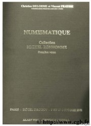 Numismatique, collection Michel Bonhomme, 1ère partie, 9 et 10 octobre 2001 