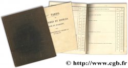 Tarifs des matières et espèces d or et d argent, publiés en exécution des décrets des 15 septembre 1849 et 8 avril 1854 