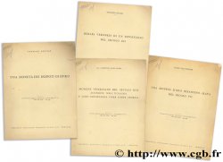 Lot de quatre extraits de la revue  Numismatica , Anni XVII - XVIII, 1951 - 1952 BERTELE T., SCIUGAEVSKY V., MURARI O., VON SCHEIGER F.