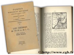 Fontes Hispaniae Antiquae - Fasciculo V : Las Guerras de 72 - 19 a. de J. C. PERICOT L., SCHULTEN A.