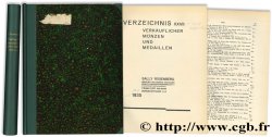 Verzeichnis XXVII - XXVI : Verkäuflicher, Münzen und Medaillen ROSENBERG S.