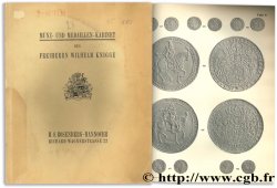 Auktions-Katalog : Münz- und Medaillen-Kabinet des Freiherrn Wilhelm Knigge - 1. Abteilung : Münzen und Medaillen von Brauschweig - Lüneburg ROSENBERG H.-S.