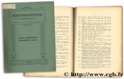Auktions-Katalog - Oktober 1912 ROSENBERG S.