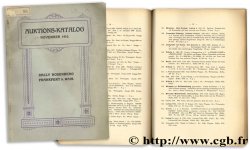 Auktions-Katalog - November 1910 ROSENBERG S.